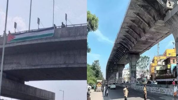 உக்கடம் மேம்பாலத்தில் பறந்த பாலஸ்தீன கொடி.. 3 பேர் மீது பாய்ந்த எஃப்ஐஆர்! தட்டி தூக்கிய காவல்துறை