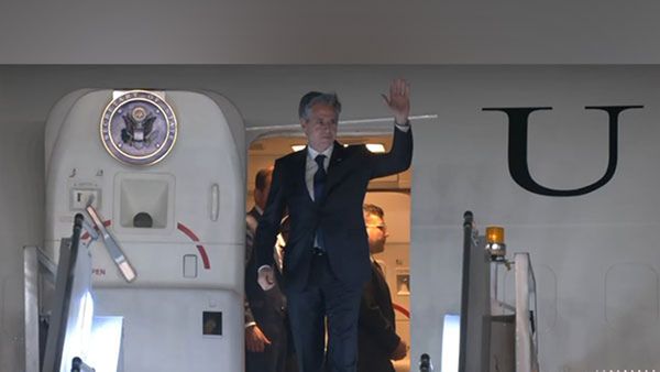 அமெரிக்க வெளியுறவு அமைச்சர் ஆண்டனி பிளிங்கன் இந்தியா வருகை.. இன்று நடக்கும் முக்கிய பேச்சுவார்த்தை