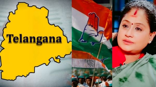 தெலுங்கானாவை காங்கிரஸ் காப்பாற்ற வேண்டும்.. பற்ற வைத்த நடிகை விஜயசாந்தி..பயங்கர அதிர்ச்சியில் பாஜக!