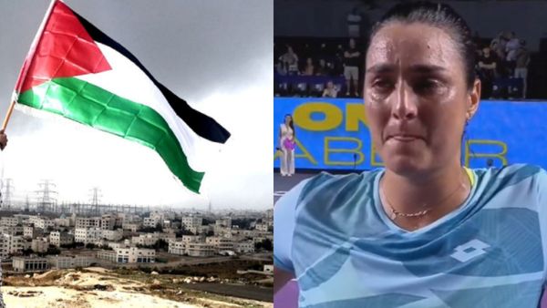 சர்வதேச போட்டியில் வெற்றி.. பரிசுத்தொகையை பாலஸ்தீனத்திற்கு கண்ணீருடன் சமர்பித்த டென்னிஸ் வீராங்கனை