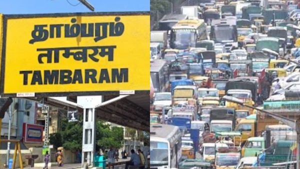 கிறுகிறு கிண்டி டூ பரபர பல்லாவரம்.. சென்னை ஜி.எஸ்.டி ரோடு முழுக்க செம்ம டிராபிக்.. திணறுது தாம்பரம்