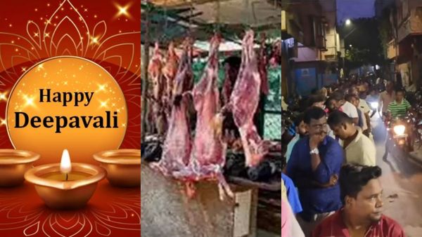 மட்டன் வாசம்.. தமிழ்நாடெங்கும் வீசும்! தீபாவளி அதுவுமா நீண்ட வரிசையில் காத்திருந்து வாங்கிய மக்கள்