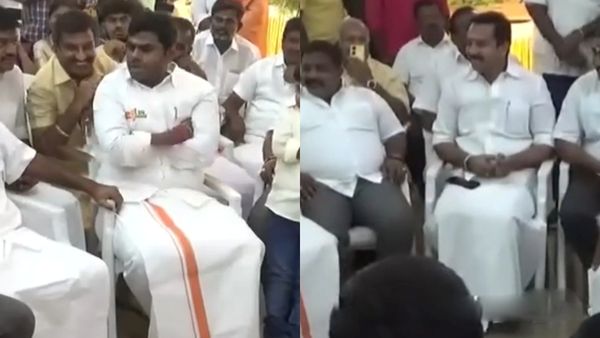 திமுக அமைச்சருக்கு அருகே போன அண்ணாமலை.. வட்ட வட்டமாக அமர்ந்து.. திணறிய திருப்பூர்.. என்ன நடந்தது?