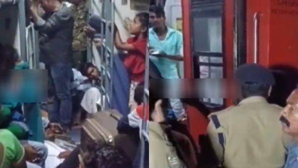 டாய்லெட் போக கூட வழி இல்ல! ரிசர்வ் கோச்சை ஆக்கிரமித்த வடமாநிலத்தவர்கள்: ரயிலை நிறுத்தியதால் பரபரப்பு