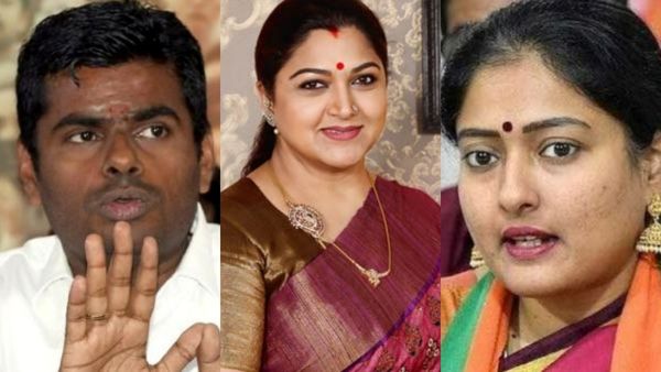 அண்ணாமலை மீது புகார் கொடுத்தேன்.. ஆனா குஷ்புவின் குறியே வேற.. போட்டு தாக்கிய காயத்ரி