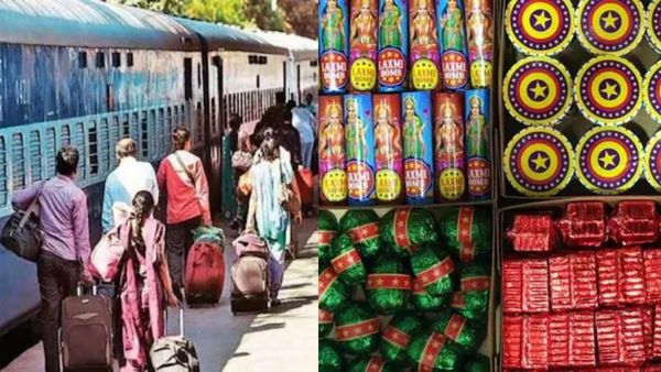 ரயிலில் பட்டாசு கொண்டு செல்ல தடை.. விதி மீறினால் தண்டனை.. தமிழக ரயில் நிலையங்களில் செக்கிங்