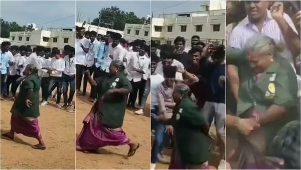 பாட்டி சட்டென வைப்பை ஒரு ஏத்து ஏத்துனாங்க பாருங்க.. அதிர்ந்த மாணவர்கள்.. தரமான வீடியோ