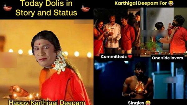 ஒழுங்கா அணையாம எரியணுமா? என்ன விளக்குகிட்ட எல்லாம் இவ பேசிட்டு இருக்கா!