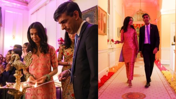 தீபாவளி கொண்டாடி மகிழ்ந்த பிரிட்டன் பிரதமர் ரிஷி சுனக்! வாழ்த்து சொன்ன போட்டோ தான் ஹைலைட்.. செம