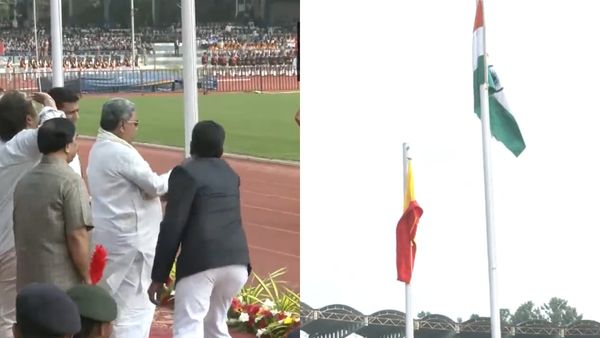 7 மாநிலங்கள் உருவான நாள் நவம்பர் 1- கர்நாடகா மாநில தனி கொடி ஏற்றி கொண்டாடிய சித்தராமையா!