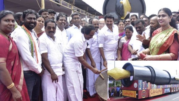 கன்னியாகுமரியில் புறப்பட்ட 'முத்தமிழ்த் தேர்'.. முரசு கொட்டிய 4 அமைச்சர்கள்! டிச.4 வரை நான்-ஸ்டாப்!