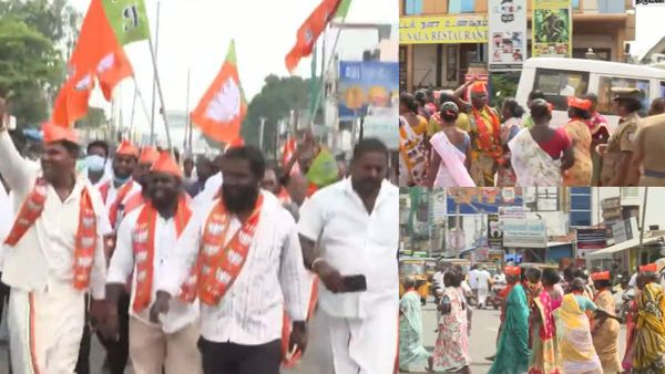 ஓடுங்க.. ஓடுங்க.. திருவண்ணாமலையில் கைதுக்கு பயந்து ஓடிய பாஜகவினர்! சிக்கிய ஆண்கள்-எஸ்கேப்பான பெண்கள்