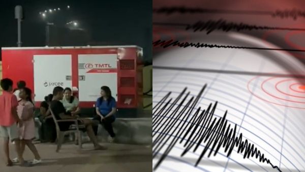 டெல்லியில் கடும் நில அதிர்வு.. கட்டிடங்கள் குலுங்கியதால் அச்சம்.. வீடுகளை விட்டு வெளியே வந்த மக்கள்