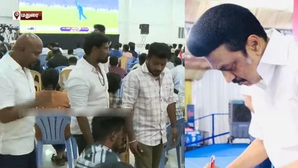 கிரிக்கெட் போட்டிக்கு நடுவிலும் தீயாய் வேலைபார்த்த திமுகவினர்.. மதுரை தமுக்கத்தில் நடந்த சம்பவம்