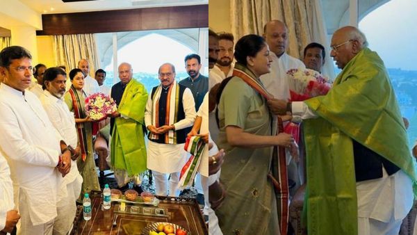 காங்கிரஸ் கட்சியில் இணைந்தார் விஜயசாந்தி.. தெலுங்கானா தேர்தல் பரபரப்புக்கு இடையே பாஜகவுக்கு டாட்டா!