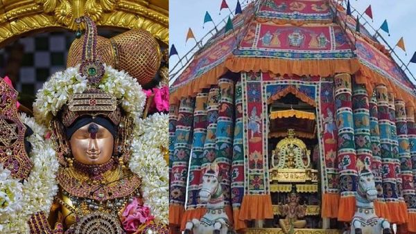 சூரசம்ஹாரம்.. சிக்கலில் அன்னை பார்வதியிடம் வேல் வாங்கும் சிங்கார வேலர்.. ஆறாக பெருகும் வியர்வை