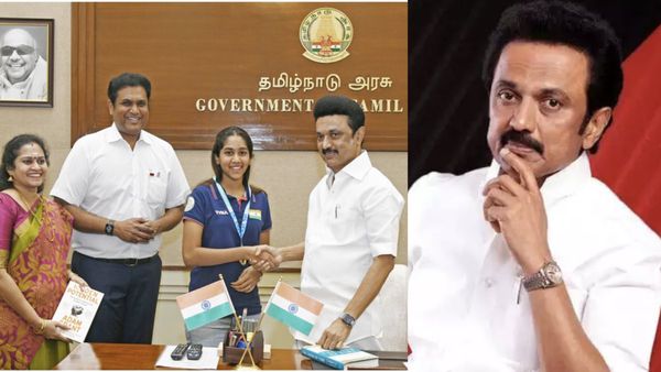 குடும்பத்தோடு சென்று முதல்வரை சந்தித்த அமைச்சர் டிஆர்பி ராஜா.. நிலாவை கைகுலுக்கி பாராட்டிய ஸ்டாலின்!