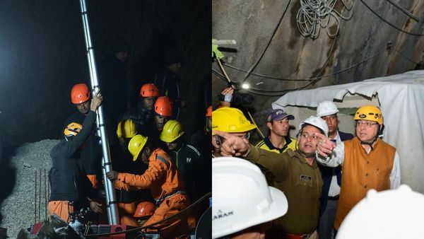 உத்தர்காசி சுரங்க மீட்பு பணி மீண்டும் நிறுத்தம்.. 46.8 மீட்டரில் சிக்கல்.. அங்கேயே தங்கும் முதல்வர்!