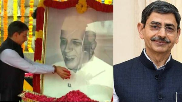 கைகூப்பி வணங்கி முன்னாள் பிரதமர் நேருவுக்கு மரியாதை செலுத்திய ஆளுநர் ரவி.. உடன் திமுக அமைச்சர்கள்!