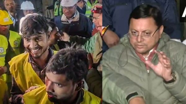 தொழிலாளர்களை மீட்க இரவு பகலாக போராடிய மீட்பு குழுவினர்.. பரிசுத்தொகை அறிவித்த உத்தரகாண்ட் முதல்வர்