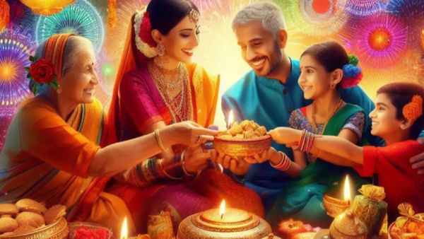 தீபாவளி பலகாரங்களுக்கு மத்தியில் 