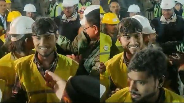 17 நாள் ஊசலாடிய உயிர்.. சுரங்கத்தில் இருந்து மீட்டவுடன் மாறிய தொழிலாளர்களின் முகம்.. க்யூட் வீடியோ