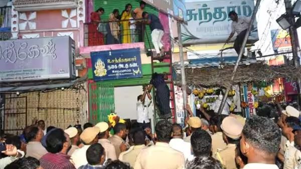 திருவண்ணாமலை தேர் திருவிழாவின்போது அதிர்ச்சி.. மின்சாரம் தாக்கி 30 பேர் காயம்.. அலறி ஓடிய பக்தர்கள்!