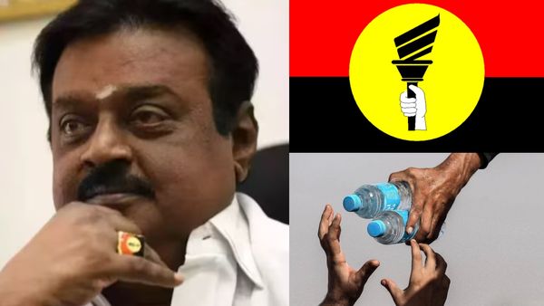 வானத்தை போல மனசுதான்! போலீசார், தேமுதிகவினருக்கு குடிநீர் கொடுத்து தாகம் தணித்த குடும்பத்தினர்