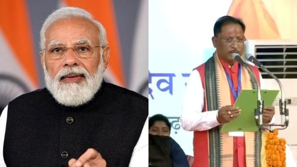 மோடி முன்னிலையில்.. சத்தீஸ்கர் முதலமைச்சராக பதவியேற்றார் விஷ்ணு தியோ! துணை முதல்வர்களும் பதவியேற்பு