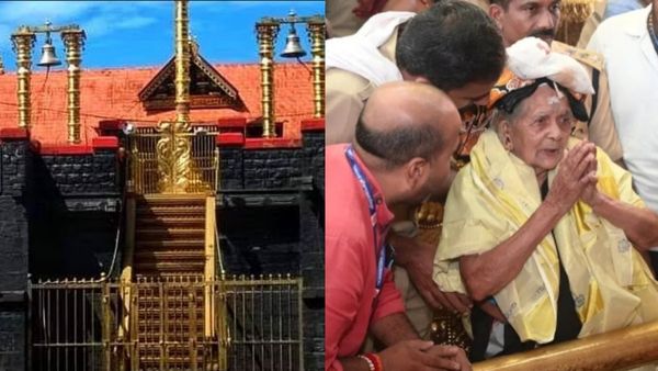 100 வயதில் கன்னி சாமியாக சபரிமலை வந்த பாட்டி.. ஐயப்பனிடம் வைத்த 