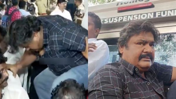 நொறுங்கிப் போய்ட்டாரே மனுஷன்! விஜயகாந்த் காலடியிலேயே காலை முதல் தவம் கிடக்கும் மன்சூர் அலிகான்!