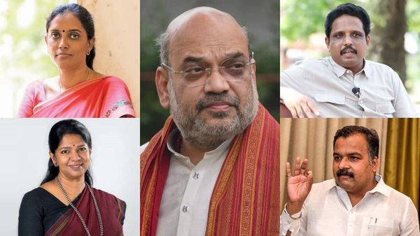 டார்கெட் அமித்ஷா.. கனிமொழி, ஜோதிமணி, சு வெங்கடேசன், மாணிக்கம் தாகூர் உள்பட 14 எம்பிக்கள் சஸ்பெண்ட்