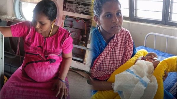 புயலுக்கு மத்தியில் ஒரு பூ.. ஹெலிகாப்டரில் மீட்கப்பட்ட கர்ப்பிணி பெண்ணுக்கு ஆண் குழந்தை பிறந்தது!