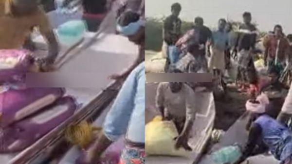 மூட்டை மூட்டையாய் அரிசி.. பசியில் தவித்த புன்னக்காயல் மக்கள்.. கடல் வழியே உதவிய மீனவர்கள் - நெகிழ்ச்சி