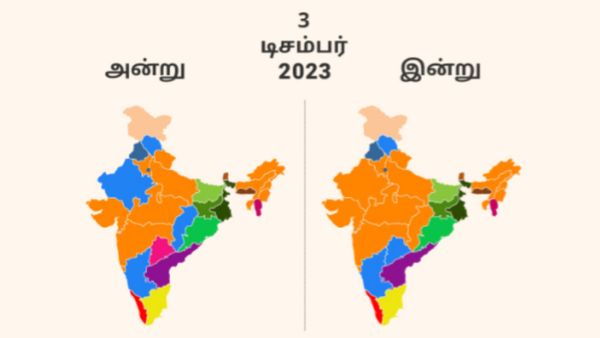 இதோ பாருங்க இந்தியா மேப்.. காங்கிரஸ் ஆளும் மாநிலங்கள் எண்ணிக்கை சுறுங்கிப் போச்சு.. பாஜக விஸ்வரூபம்