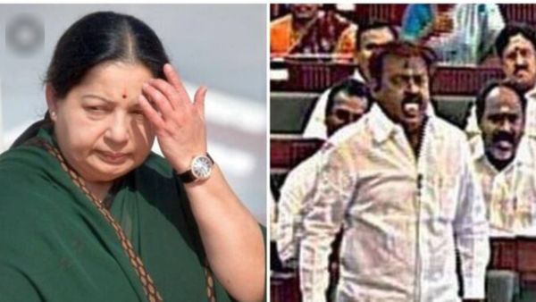 நாக்கை துருத்திய விஜயகாந்த்.. மிரண்டு பார்த்த ஜெயலலிதா.. அதிர்ந்த சட்டசபை! அஞ்சா நெஞ்சன்