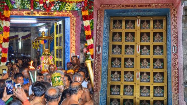 வைகுண்ட ஏகாதசி.. ஸ்ரீரங்கநாதர் கோவிலில் சொர்க்கவாசல் திறப்பு..விண்ணை எட்டிய ரங்கா.. ரங்கா முழக்கம்