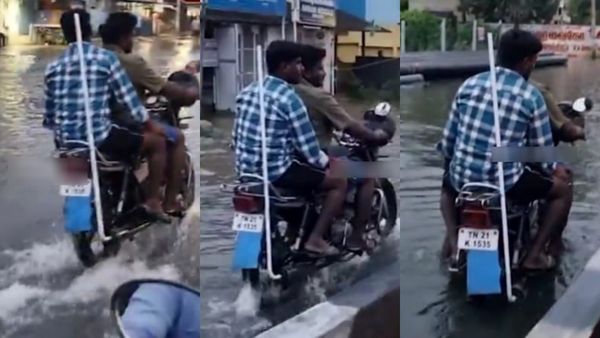 சென்னை மக்களே.. மழை நீர் பைக் சைலன்சர் உள்ளே போகாமல் இருக்க இப்படி பண்ணுங்க!