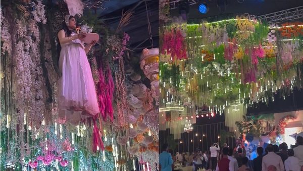 வெள்ளை தேவதை.. அந்தரத்தில் தொங்கியபடி.. சொர்க்கத்தில் நடந்த கல்யாணம்.. ஊசலாடிய உயிர்.. கொதித்த இணையம்