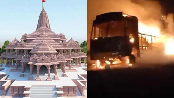 தமிழகத்தில் இருந்து அயோத்திக்கு பட்டாசுடன் சென்ற லாரியில் திடீர் தீ- 3 மணிநேரம் வெடித்து சிதறின!