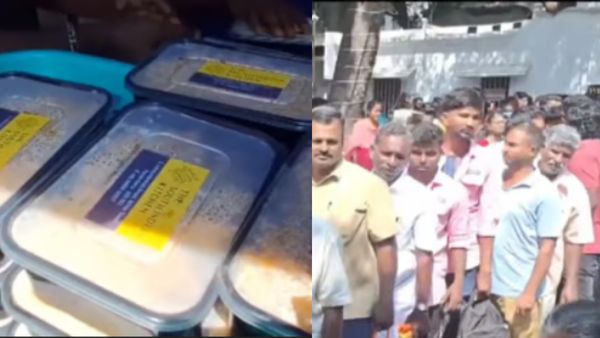 புதுச்சேரி ரோட்டில் ஒரே டிராபிக்.. ரூ.10 காயினுக்கு கோழி பிரியாணி வித் முட்டை.. மக்கள் குஷி.. சபாஷ்