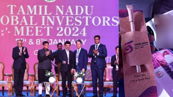 அது என்ன பேனா மாதிரி? மாநாட்டிற்கு வந்த வெளிநாட்டினருக்கு தரப்பட்ட வினோத பொருள்.. இதெல்லாம் வேற லெவல்