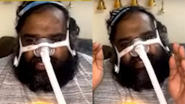 வீட்டுலதான் இப்படி செய்றீங்க! ஐசியூவில் ஆக்ஸிஜன் மாஸ்குடன் இதெல்லாம் அவசியமா? நெட்டிசன்கள் விமர்சனம்