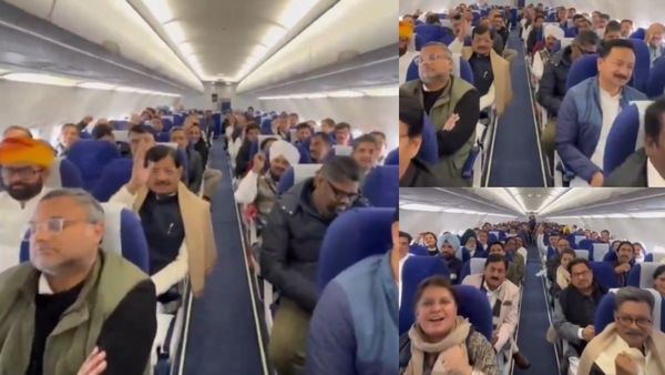 நடுவானில் ஷாக்- ஒட்டுமொத்த காங். 'தலை'களும் உற்சாக குரல் எழுப்ப கார்த்தி சிதம்பரம் மட்டும்..