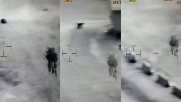 ராணுவ தளத்தின் மேல் ஒரு ரவுண்டு! கலர் மாறி ஏரியில் மூழ்கிய 