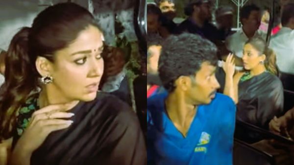 மூவ் ஆகாமல் நின்ற பேட்டரி காரால் நயன்தாரா டென்ஷன்! கடைசியில் நடந்த ட்விஸ்ட்! ''கலைஞர் 100'' கலைவிழா!