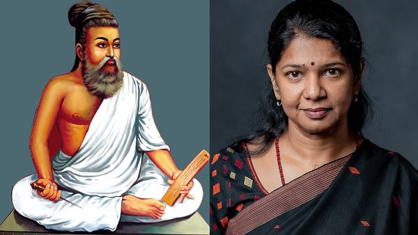 மதத்தின் அடையாளம் திருக்குறளில் இல்லை! திருவள்ளுவர் மீது இந்துத்வாவை திணிக்க முடியாது..கனிமொழி எம்பி