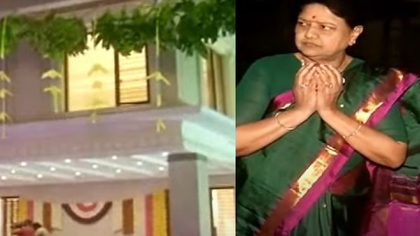 சென்னை போயஸ் கார்டனில் சசிகலா புதிய இல்லம் கிரகப்பிரவேசம்- ஜெயலலிதாவின் வேதா இல்லத்துக்கு எதிரே!