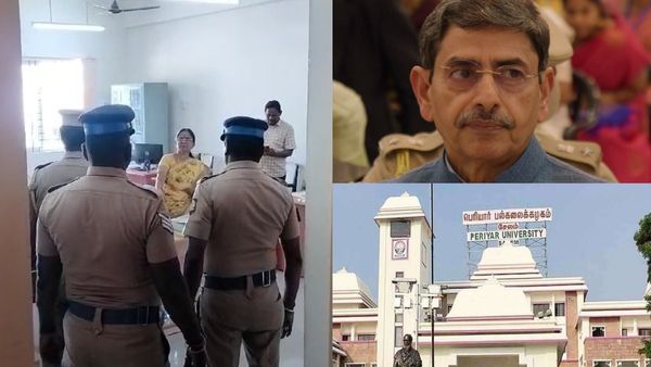 சேலம் பெரியார் பல்கலையில் மீண்டும் ரெய்டு.. ஆளுநர் ரவி வருகை பரபரப்புக்கு இடையே அலறவிடும் போலீசார்!