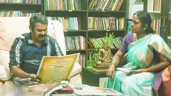சீமானுடன் பசுபதி பாண்டியன் மகள் திடீர் சந்திப்பு! நாம் தமிழர் கட்சி வேட்பாளராக தேர்தலில் போட்டி?